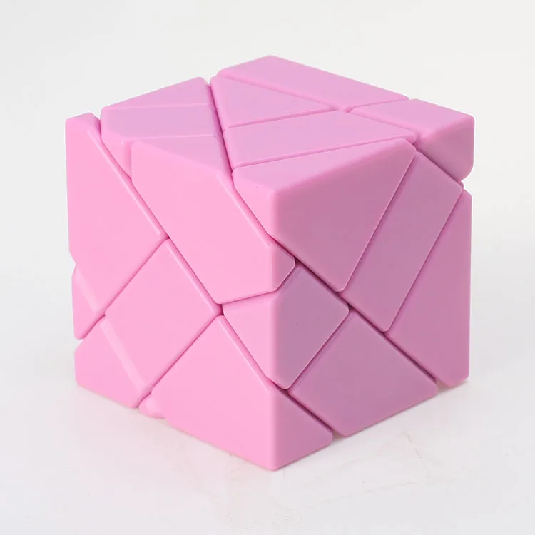 Ninja 3x3x3 Нео Куб, магнитный куб, поворотная головоломка, Neo кубический интеллект игрушки матовый цветной однотонной расцветки Развивающие игрушки для мальчиков - Цвет: pink