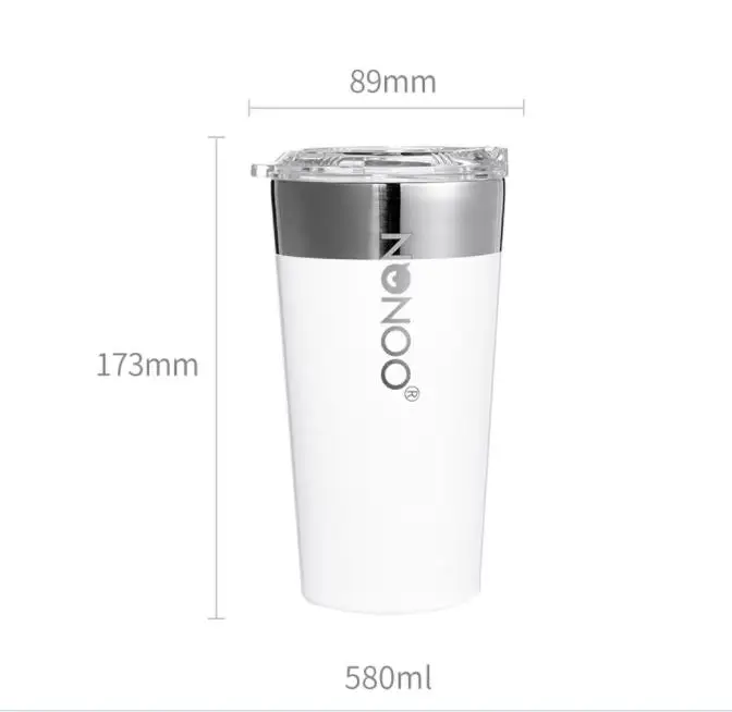 xiaomi youpin кофейная чашка 316 из нержавеющей стали цельный стрейч без сварки, 580 мл большая кофейная чашка умный дом