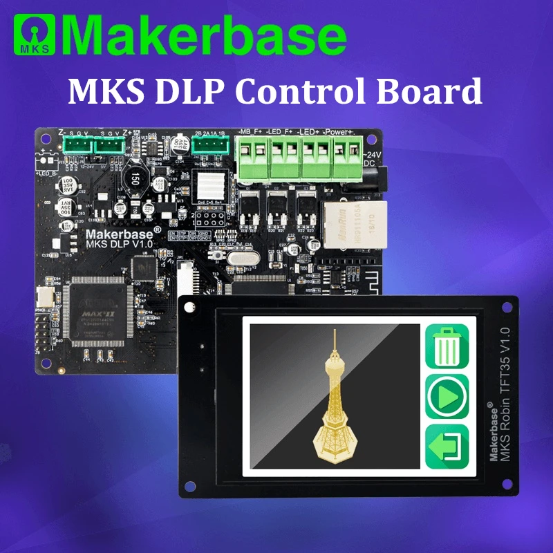 FDM lcd фотоотверждение 3d принтер плата управления MKS DLP с 3 5 &quotTFT дисплеем 2K резкий