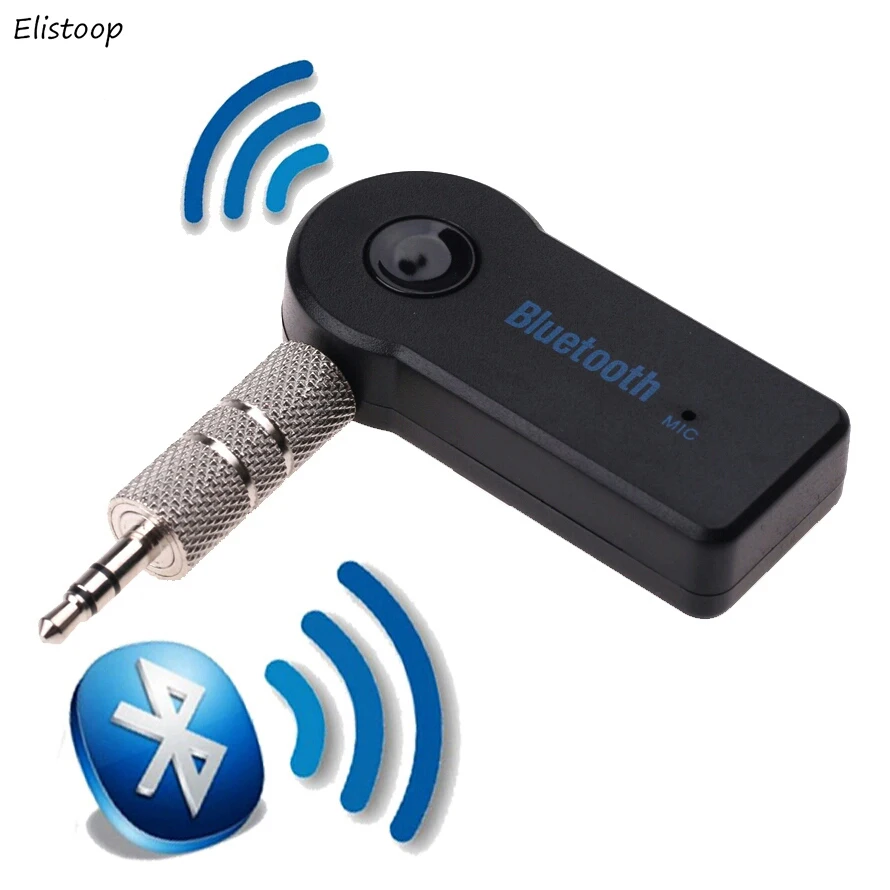 Handsfree Mini 3,5 мм автомобильный Bluetooth аудио музыкальный приемник адаптер авто AUX потоковый A2DP комплект с микрофоном для динамика наушников