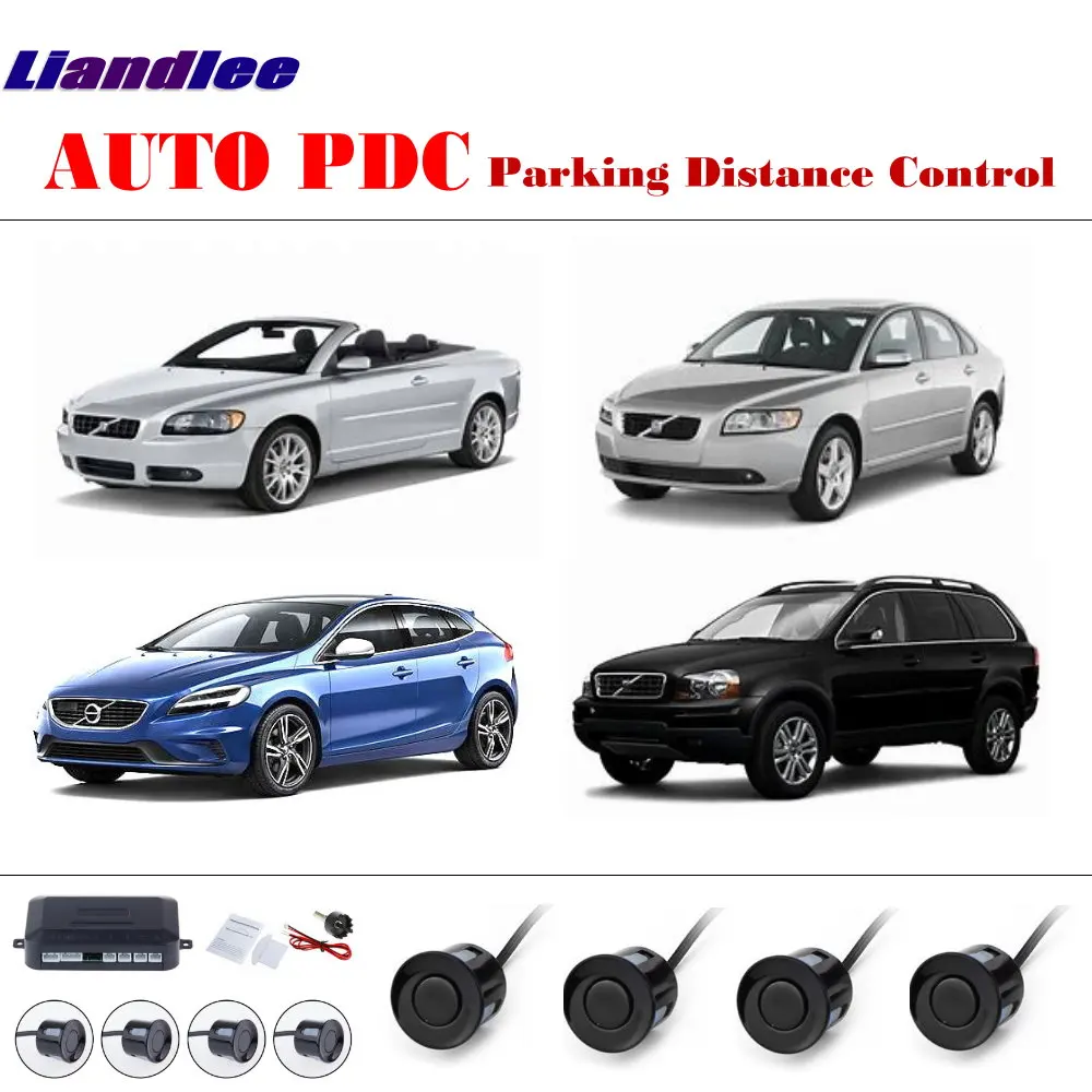 Автомобильный PDC 4 датчика парковочные радары для Volvo C70/S40/V40/XC/60/XC90 Система помощи