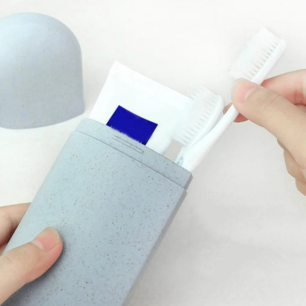 Cover Toothpaste Portable Toothbrush Case Hiking Camping Protect Storage Box Travel Tooth Toothbrush Organizer Holder