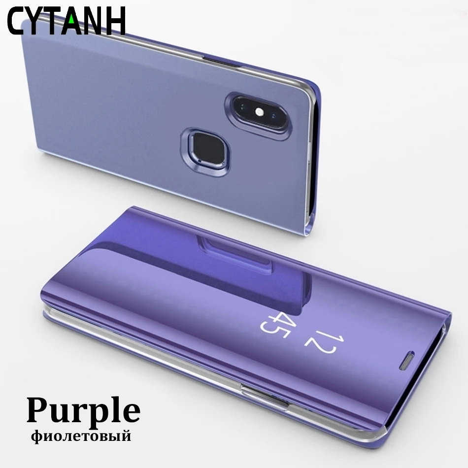 Смарт mi rror флип чехол для Xiao mi Red mi 6A 7A 5 Plus mi 9T Pro 9 8 SE A1 A2 S2 K20 Pro кожаный чехол для 4X Note 8 7 5 6 5A