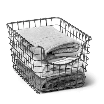 

Multifunctional Japanese Style Iron Storage fruit Basket Book Fruits Home Groceries Sundries Organizer