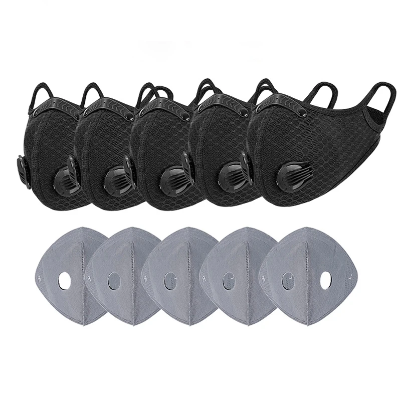 

Anti Pollution N95 PM2.5 Mask Dust Respirator Washable Reusable Masks Cotton Unisex Mouth Muffle Allergy/Asthma/Travel/ Cycling