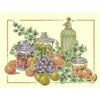 

Peony vase patterns Counted Cross Stitch 11CT 14CT DIY wholesale Chinese Cross Stitch Kits Embroidery Needlework Sets