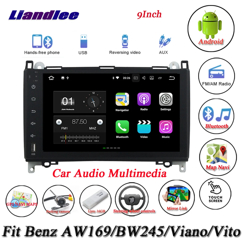 

Car Android System For Mercedes Benz A W169/B W245 2005-2011 Multimedia Player Radio GPS Navigation HD Screen