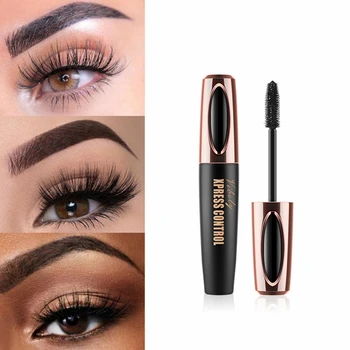 

10ml 4D Silk Fiber Eyelash Mascara Quick Dry Waterproof Mascara Rimel Maquiagem Lengthening Eyelashes Extension Mascara TSLM1