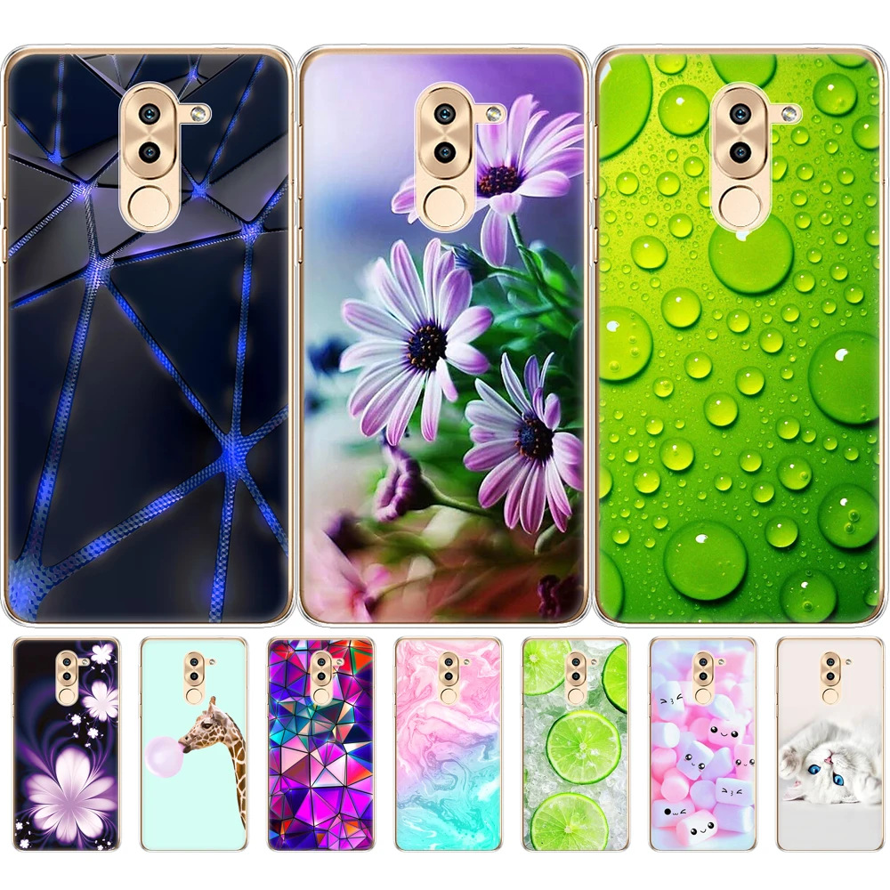 Чехол для телефона huawei honor 6X мягкий силиконовый чехол накладка из ТПУ с полной