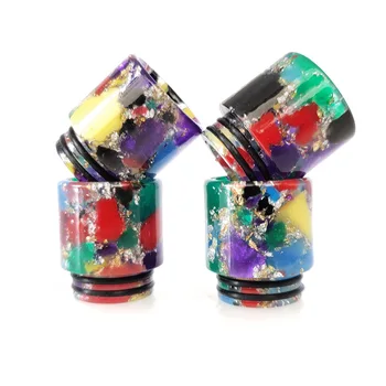 

1PC 810 Universal Colorful and beautiful rainbow resin Drip Tip