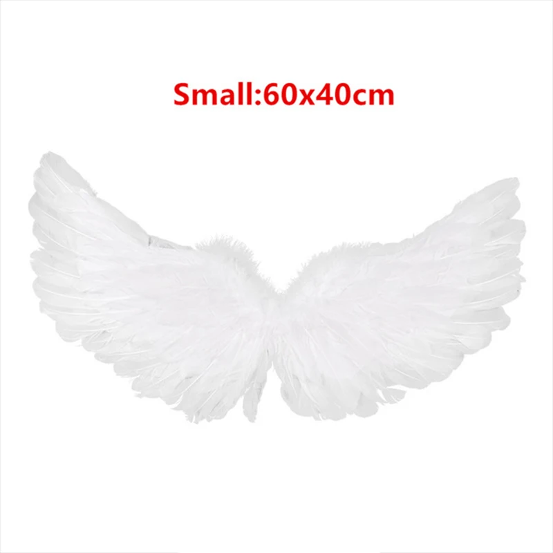 

Simulation White Feather Angel Wings Christmas Festival Adult Cosplay Stage Carnival Holiday Show Catwalk Costumes