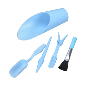 

Gardening Tool Set Transplanter Puncher Shovel Seedling Bucket Succulent Potted Garden Tools Shovel Cleaning Brush