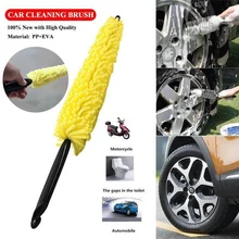 Car Wheel Wheel Rims Windshield Plastic Handle Windscreen Vehicle Cleaning Tire Washing Brush Cleaning Tool Car Washing Brush