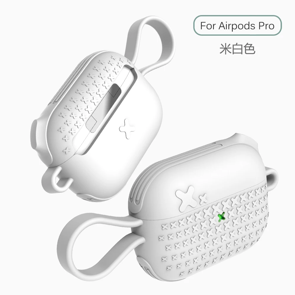 Мягкий силиконовый чехол для Airpods Pro, противоударный защитный чехол для наушников с брелком, Беспроводная зарядка для AirPods 3 Pro, чехол