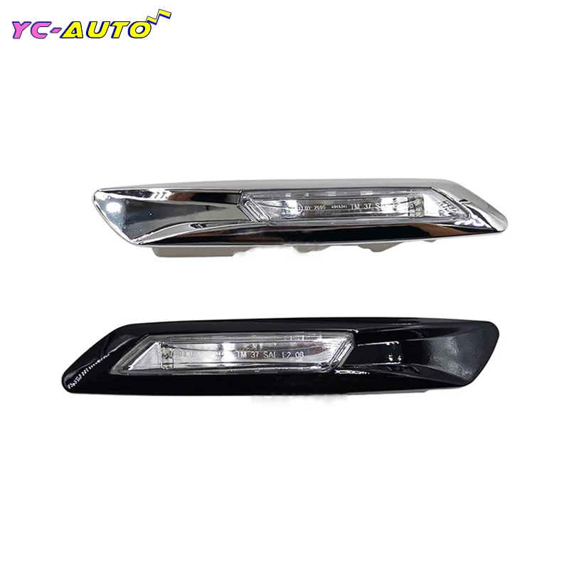 Car Left / Right Fender Mounted Side Marker Corner Leaf Plate Light For