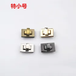 5 Pcs Rectangle Shape Clasp Turn Lock Twist Locks DIY Leather Handbag Bag Hardware Metal Elegant New Bag Accessories Small