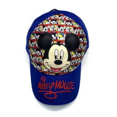 3D уши Микки детская Солнцезащитная Шляпка женская детская Snapback летняя кепка-бейсболка детская шапка для мальчиков и девочек Осенняя шапочка-бини шляпа-ведро s вечерние шапки - Цвет: 2