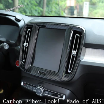 

Lapetus Central Dashboard Air Conditioning AC Outlet Vent Cover Trim Fit For VOLVO XC40 2018 2019 2020 ABS Accessories Interior