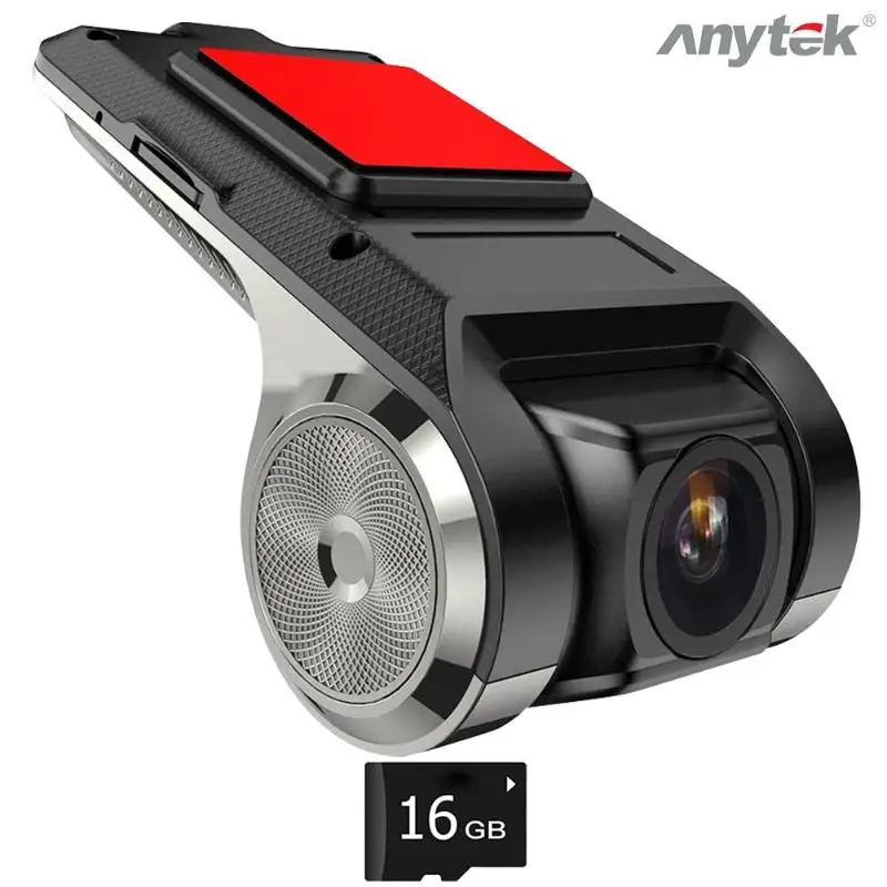 Anytek X28 Full HD 1080P Автомобильный видеорегистратор камера WiFi ADAS 150 градусов объектив Dashcam рекордер+ 16 ГБ TF карта автомобиль авто dvr портативный рекордер