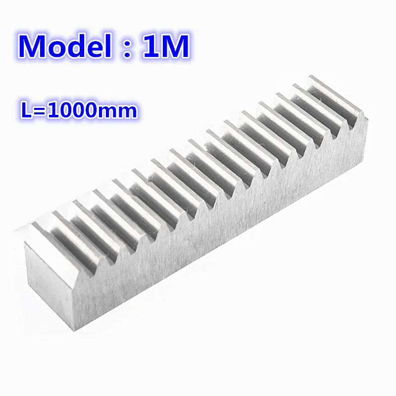 

1pc 1M 10*10 spur rack pinion 1 Modulus High Precision Gear Rack steel Precision Transmission Spur Rack Gear linear guide Rail