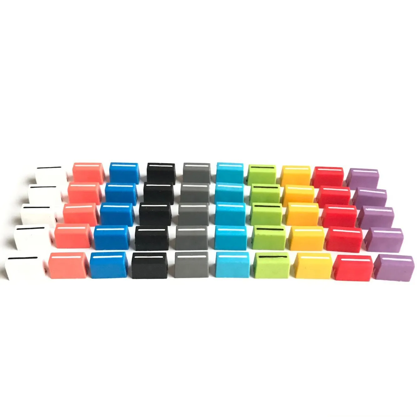 50pcs/lot New Channel Crossfader Fader Knob Cap For RANE 56 57 61 62 64 68 colorful to chose color