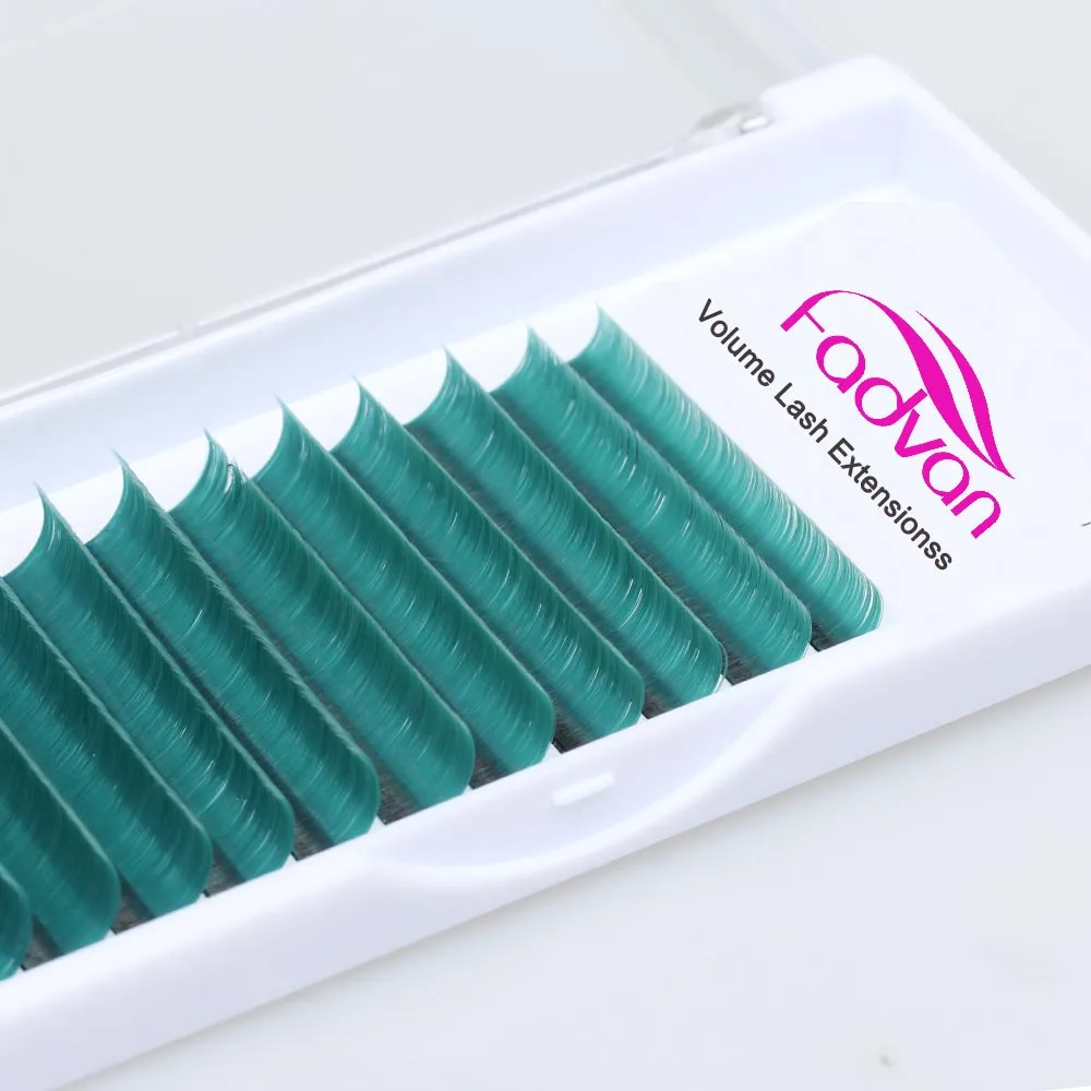 

Blooming Lashes 1 Case 4 Colors Eyelash Extension Austomatic Flowering Fast Self-Making Fans Lashes Green Red Blue Eye Lashes