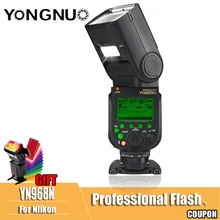 YONGNUO YN968N Беспроводная вспышка Speedlite YN968 N ttl оснащен светодиодный светильник для Canon Nikon DSLR совместим с YN622N YN560