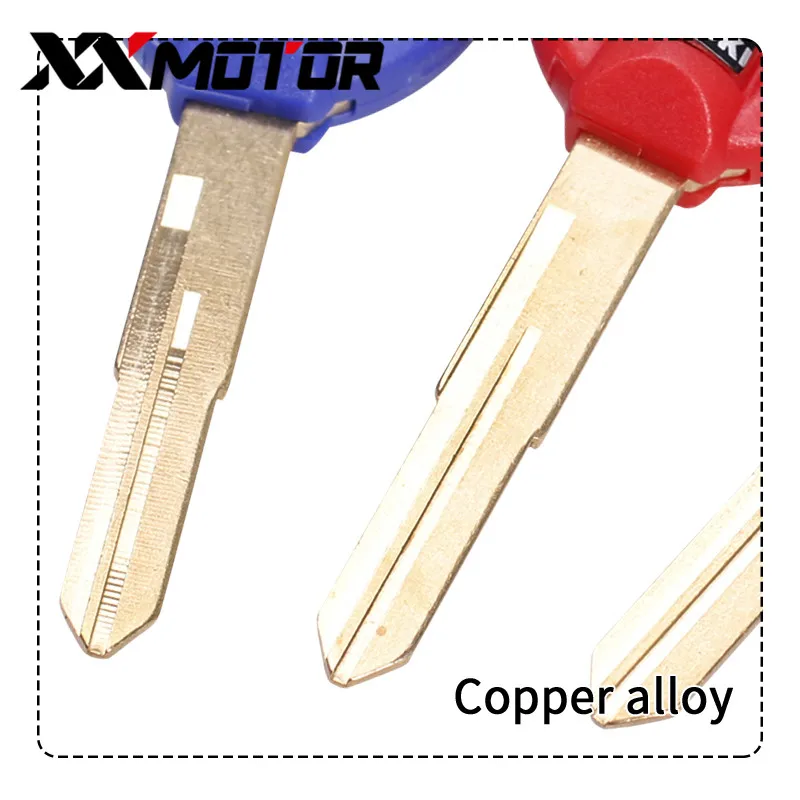 3Pcs Motorcycle Key Uncut Blank Replacement Keys For Suzuki GSX600F GSR750 GSX750F GSXR600 GSXR750 GSXR1000 GSXR1300 SV650 GSX-R