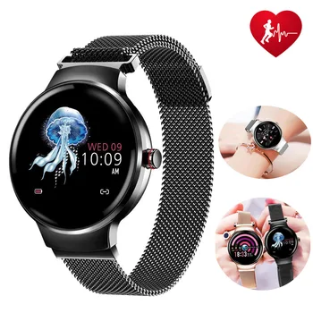 

H5 Smart Watch Color Screen Sports Fitness Pedometer Heart Rate Blood Pressure Monitoring Multi-language Version Ladies Watches