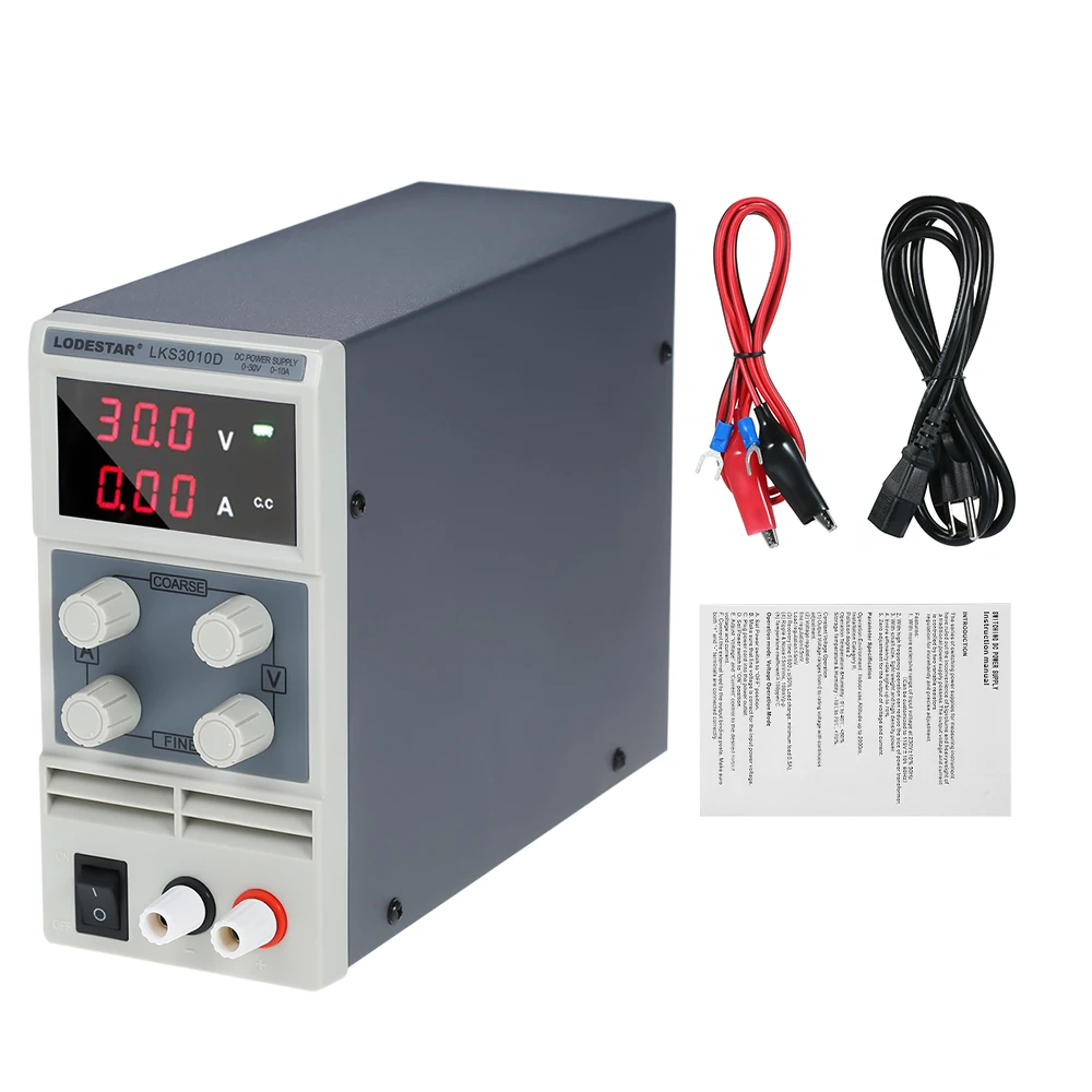 

Hot LODESTAR DC Switching Power Supply 3 Digits LED voltage stabilizer High Precision Mini Adjustable Power Supply 110V/220V 50/