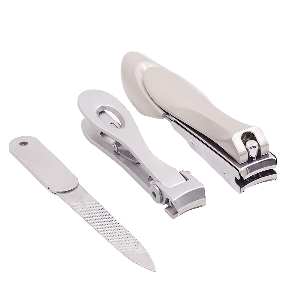 

Anti-Splash Nail Clippers Professional Stainless Steel Nail Cutter for Thick Toenails Fingernails Toe Trimmers with Nail files