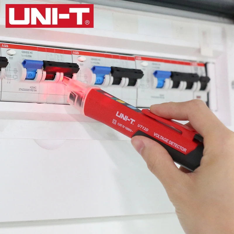 Тестер напряжения переменного тока UT12D Pro детектор Бесконтактный индикатор