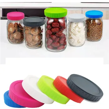 

Hot 70/86MM 6PCS Assorted Color Mason Jar Lids Cover Drinking Bottle Lid with Plum Plug Straw Holes Rust Resistant Canning Caps