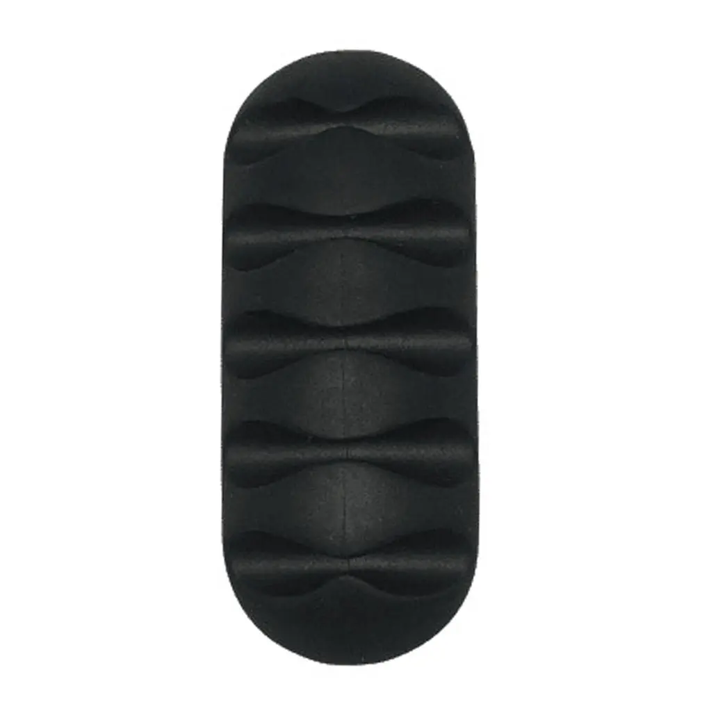 

Five-Hole Cable Organizer Holder Cable Clip Desk Tidy Organiser Wire Lead USB Charger Holder Fixer