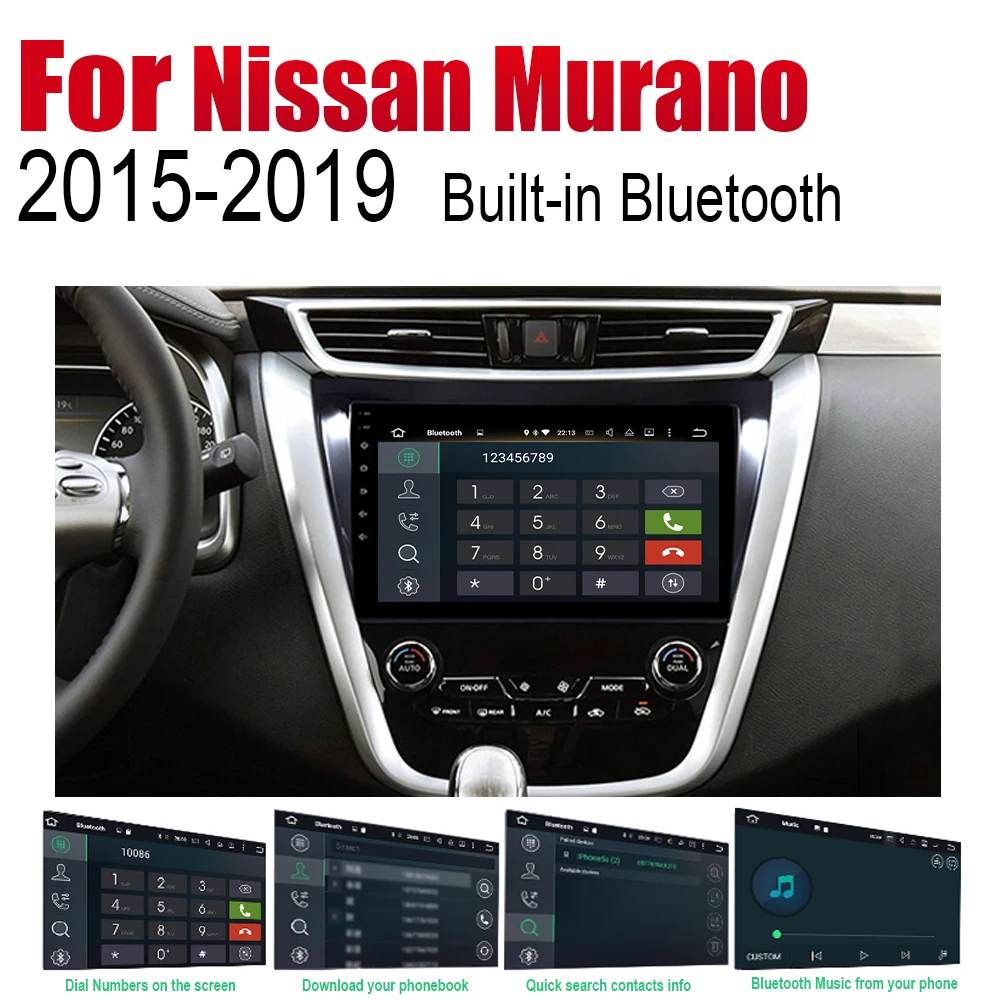 Perfect ZaiXi Android Car GPS Navi for Nissan Murano 2015~2019 player Navigation WiFi Bluetooth Mulitmedia system audio stereo EQ 4
