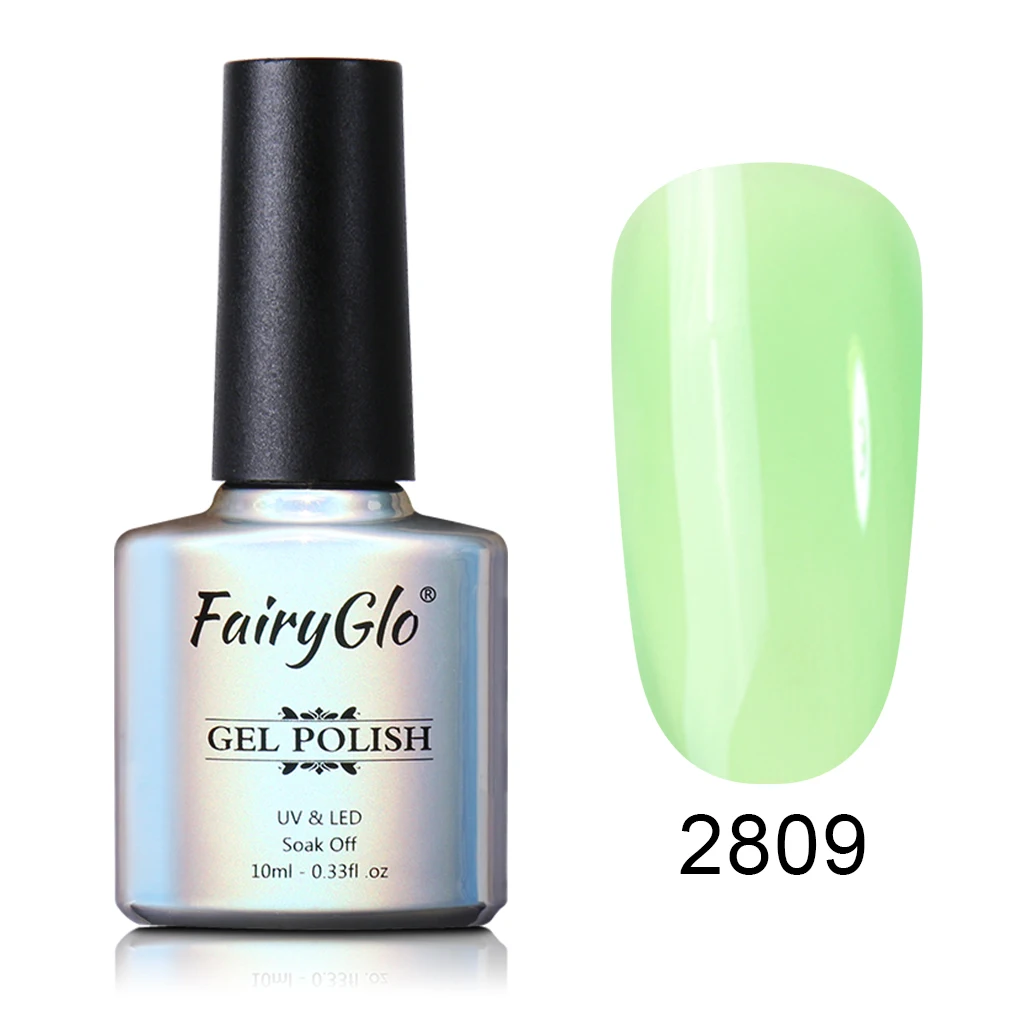 2809 FairyGlo 8 мл зеркальный титановый УФ гель лак для ногтей гель лак для использования с драгоценным камнем стеклянный Гель-лак замочить от полупостоянного нейл-арта - Цвет: 2809