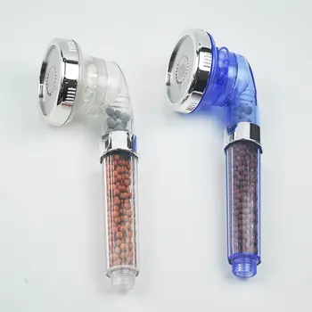 

Hot Sale Bathroom Stainless Steel Shower Head With Pause Control Adjustable Button 3 Mode Function Showerhead Universal 23*8cms