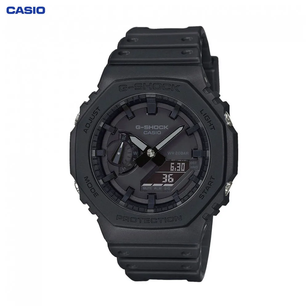 Quartz Wristwatches Casio/casio// GA 2100 1A1ER male mens waterproof watch  wrist watches accessories Plastic strap |Quartz Watches| - AliExpress