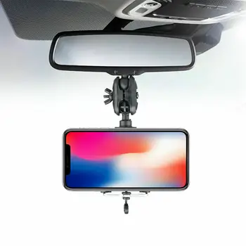 

2020 New Universal Auto Car Rearview Mirror Extension Bracket Mobile Phone Holder