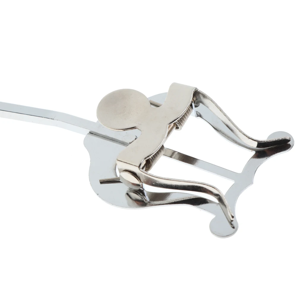 Marching Baritone Clamp-on Lyre Sheet Music Clip Stand Instrument Holder for Musical Instrument Accessories, Easy Install Marching Baritone Clamp-on Lyre Sheet Music Clip Stand Instrument Holder for Musical Instrument Accessories, Easy Install