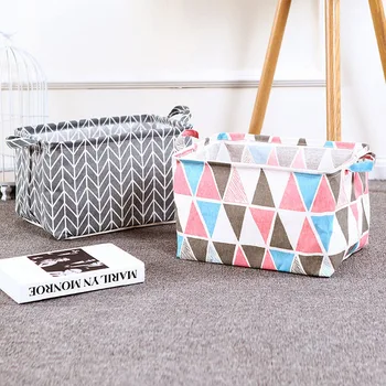 

Cube Folding Laundry Basket for Kids Toy Storage Basket Sundries Books Lego Dog Toys Organizer Storage Box Clothes Storage Bag