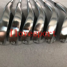 Лидер продаж клюшки для гольфа клинья S7 серебро клюшки для гольфа Гольф клинья 50/52/54/56/58/60 R/S Сталь/Графит валы Быстрая