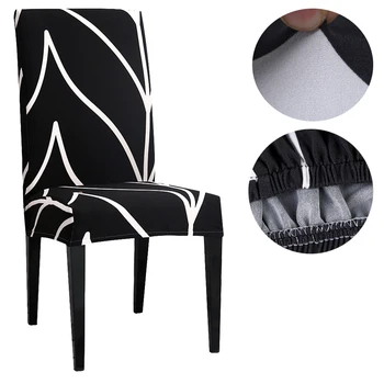 

Chair Cover Stretch Seat Cover Dining Room Removable Washable Seat Cover Fundas Para Sillas De Comedor