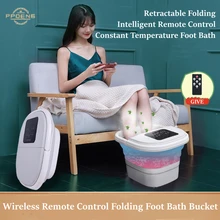 

Foldable Foot Bath Bucket Electric Massage Constant Temperature Spa Surf Foot MASSAG Household Automatic Heating Foot Massager