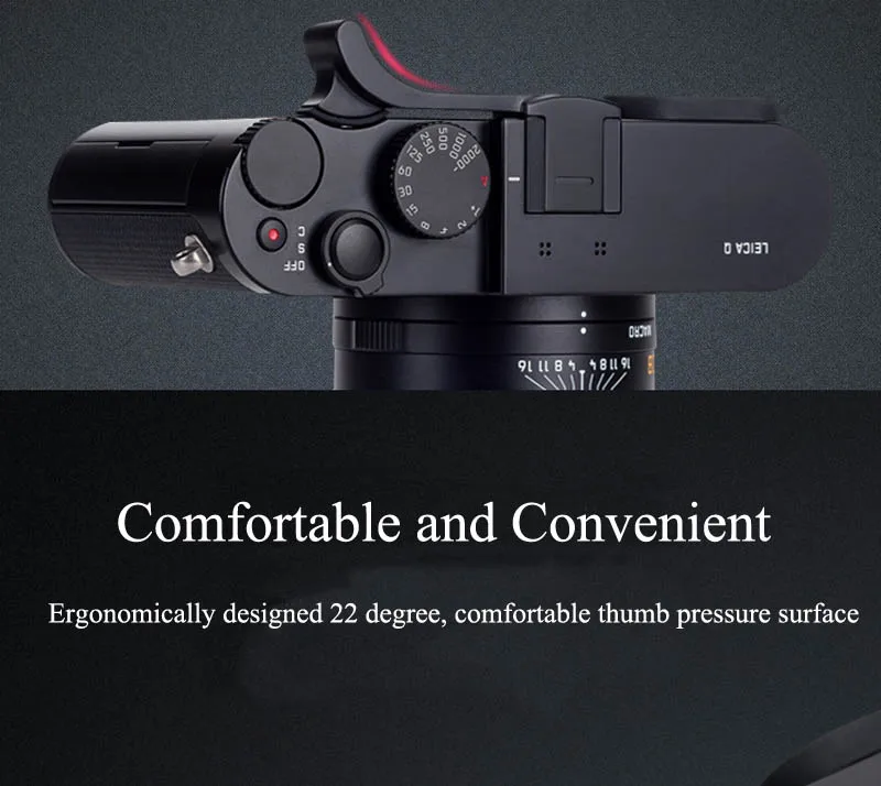 Новинка держатель для большого пальца горячий башмак чехол Leica Q Typ 116 черный