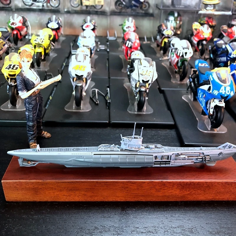 1:350 пропорциональная смола собранная модель игрушки немецкий волк U47 из сплава