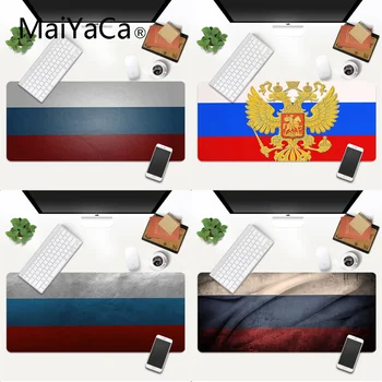 

Funny Russian flag Lock Edge Speed Control Laptop Keyboard Mat Gaming Mouse Mat xl xxl 800x300mm for Lol world of warcraft