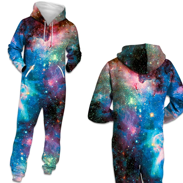 Fashion Add Wool 3D Printed Anime Hoodie Pajamas Romper Zip Jumpsuit Hoody Couple Men Women Insulation Comfortable Adult Jacket BES-030