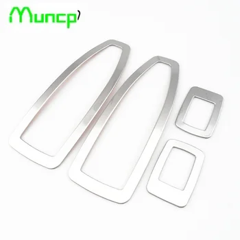 

4 pieces Car Door Arm With decoration panel Interior window Glass Lift buttons Trim frame for BMW 3 series F30 320i 328i Cover