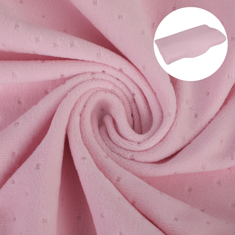 Pink B 50x30cmPure Цвета Мягкий Чехол на подушку для взрослых наволочки для дома отеля диван-кровать домашний Декор бархат пены памяти пространство наволочки - Цвет: Pink B